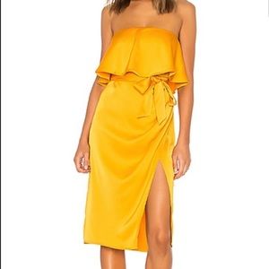 lovers + friends violet midi dress - Marigold - Worn Once
